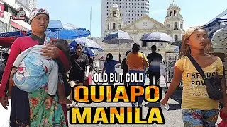 SURPRISING! THE NEWEST OLD DOWNTOWN OF MANILA | QUIAPO MANILA PHILIPPINES | WALK TOUR | 4KHDR 