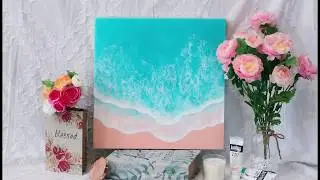 Satisfying Resin Pour Time Lapse 😌