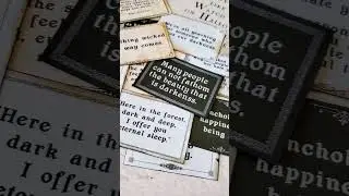 Gothic Quotes Junk Journal Printable | #junkjournalideas #junkjournal #halloween #ephemera