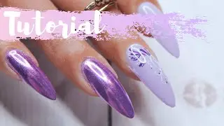 Stamping Swirls and Chrome Powder   |   Tutorial