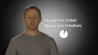 A kilogram of steel a kilogram of feathers meme