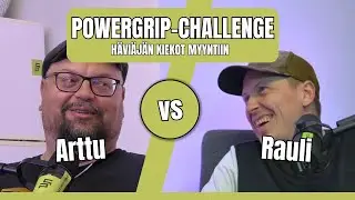 Arttu vs Rauli - Kenen bägistä lähtee eniten kiekkoja? | Powergrip CTP Challenge