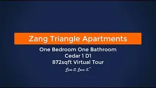North Oak Cliff Apartments Dallas Cedar 1 D1 872sqft Virtual Tour