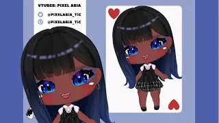 Chibi Live2D Vtuber Model Showcase: Pixel Aria!!