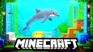 Epic Minecraft Dolphin Aquarium Build | Ocean Base, Sea Lantern Lighting, and Aquatic Life Showcase!