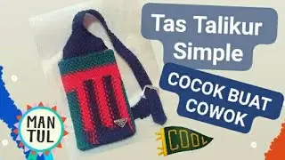 Cara membuat tas slempang cocok buat cowok simple