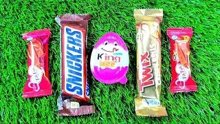 Satisfying Video Unboxing GIANT Kinder Rainbow Lollipop Candy with Yummy Sweets Cutting ASMR