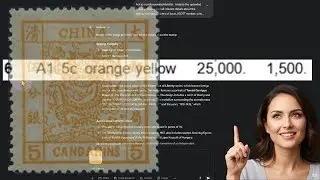 Can ChatGPT Identify This $25,000 Chinese Postage Stamp?