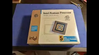 Unboxing CPU BOX Bulk Pentium 166 Mhz Processor