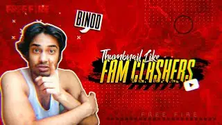 How to make thumbnail like fam clashers on Android || part 2 || free fire thumbnail tutorial