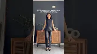 Faux leather pants 5 ways! #dance #fashiontips #outfitideas #leatherpants #styletips