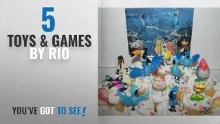 Top 10 Rio Toys & Games [2018]: Rio Movie Set of 12 Bird Figure Cake Toppers / Cupcake Decorations