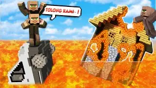 AWAS VILLAGER LANTAI KAMPUNG KALIAN JADI LAVA !!! - TEARDOWN SIKSA VILLAGER