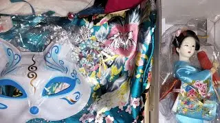 Happy NEW YEAR What I bought Geisha doll, Yukata, And more Beautiful Japanese stuff 🌸👘🎆🎇🎎🏮🪭🎏