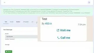 Send WhatsApp Message Online With Button Link | Complete Working On 24x7 Business WA Panel With API