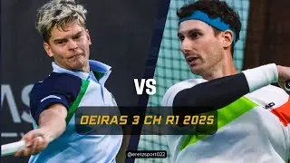 Oeiras 3 Challenger 2025 R1: Alexander Blockx vs. Alexander Ritschard Highlights