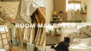 SUB) TRANG TR&Iacute; PH&Ograve;NG NGỦ | SHOPEE HAUL | DIY + DECOR PH&Ograve;NG NGỦ CHO SINH VI&Ecirc;N | Hog Chaun tv