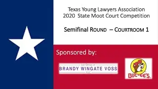TYLA 2020 Moot Court Competition- Semifinal Round - Courtroom 1 - Powered by TACT and GavelStats