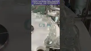 250ml Vial Bottle Filling Machine #vialfillingmachine #pharmaceuticalmachinery #shortvideo #factory