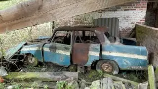 we went to a car grave yard with tractors and more. #abandoned #cargraveyard #urbex #urban