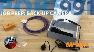 Job Prep - Back-Up Camera for the Porsche 911 991