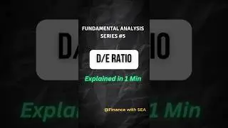 Debt to Equity Ratio 🚨 Explained in 1 Min #shorts