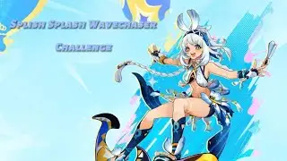 Splish Splash Wave chaser Challenge With Mualani ( Genshin Impact ) #genshinimpact