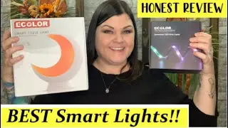 Ecolor - Smart Cordless Moon LED Touch Lamp & Led Strip Lights Testing & Honest Review
