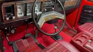 1979 Ford Bronco Ranger XLT Red Interior