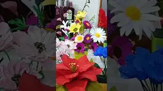 different types of paper flower#youtubeshorts #shorts #shortvideo #paperartist #crapepaper#florist