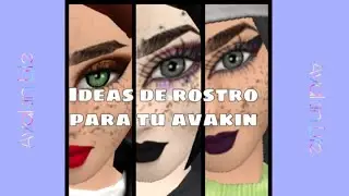Ideas para rostros  de mujer en Avakin life