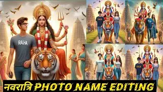 Navratri Ai Photo Editing || Navratri Bing Ai Image Generator 2024 @hkhelpingforever