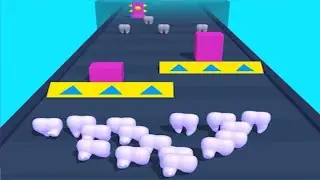 Tooth Run Game All Levels Gameplay Walkthrough iOS,Android