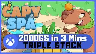 Capy Spa #Xbox Achievement Guide - 2000GS in 3 mins - Triple Stack