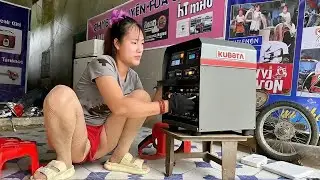 Amazing Talented 18-Year-Old Genius Girl Helps a Neighbor Restore a Non-Working Old Welding Machine
