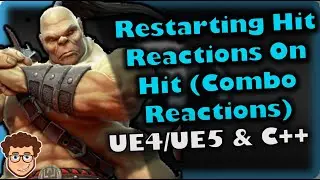 Combo-Supported Hit Reactions | How To Make YOUR OWN Fighting Game | UE4/UE5 & C++ Tutorial, Part 77