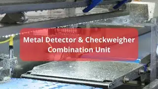 Redpack MDCW300 Washdown - Fully integrated; metal detection and checkweighing system.