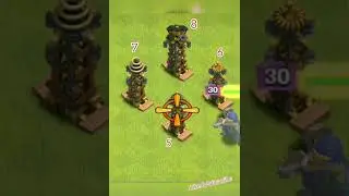 Royal Champion Ability Vs all Level Hidden Tesla ---- Clash of clans #shorts