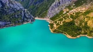 Liqeni I Bovilles/Bovilla Lake. Tirane.