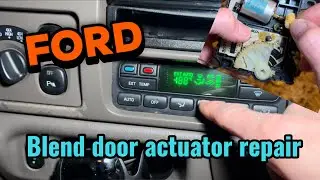 Ford NO HEAT с автоматическим климат-контролем! EATC 2000-2007. Самодиагностика и ремонт актуатора!!