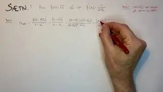 Differentiation af kvadratrod x