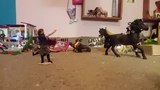 Chaos w stajni 🤭 vlogmas #22 #schleich 