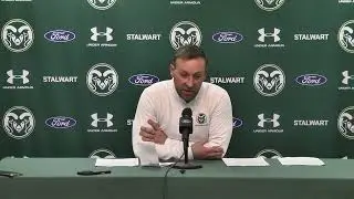 Colorado State Basketball (M): Ali Farokhmanesh Post Game (Utah State)