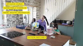 retour de courses famille nombreuse recette vlog mom vlog life