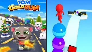 Tom Gold Run vs Stock Rider 3D Max Levels 💥 Разблокированный спидран геймплей