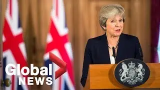 British PM Theresa May makes major announcement on #Brexit
