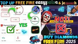 Top Up Free Fire with Easypaisa & JazzCash | Top up free fire| Easypaisa | Jazzcash Easy Method 2025