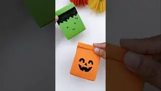 Let's make Candy Bag for Halloween!🎃It's that Easy!