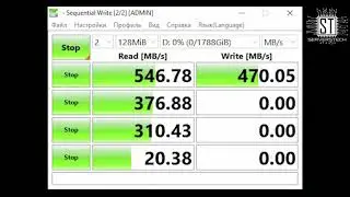 Intel SSD D3-S4610 (SSDSC2KG019T8) 1920GB (CrystalDiskMark)