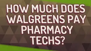 How much does Walgreens pay pharmacy techs?